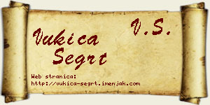 Vukica Šegrt vizit kartica